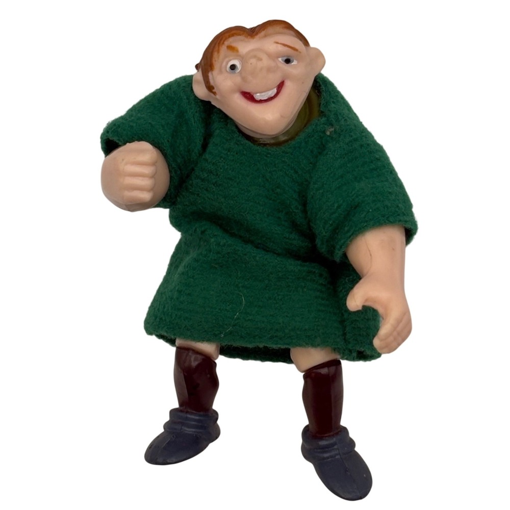 Vtg Disney Hunchback of Notre Dame Quasimodo Burger King Toy 1996 Fabric Tunic